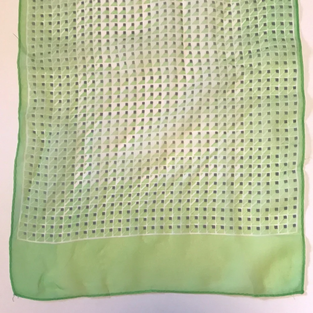 Vintage Sheer green Scarf